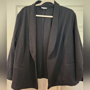 Open front Blazer black